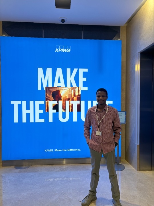 Emmanuel Umo at KPMG Make the Future event