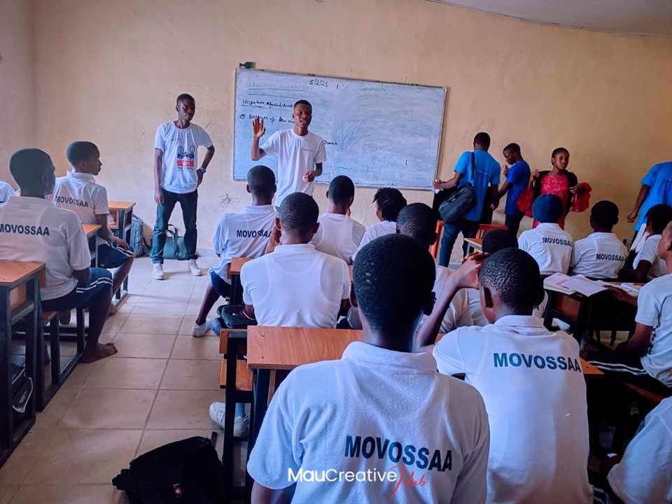 School outreach session in Akpabuyo