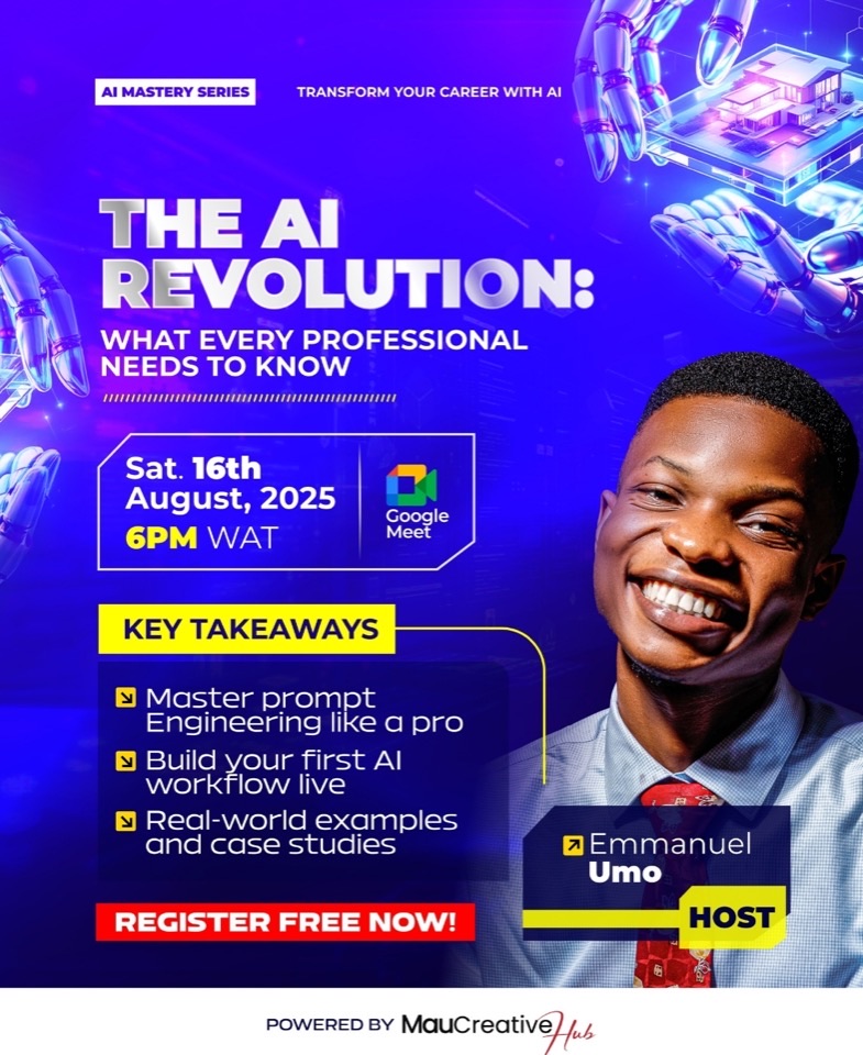 AI Revolution session promotional graphic